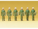 Preiser 10392 BGS Einsatzanzug vorgehend Schutzhelm Polizei 6 Figuren H0 Neu