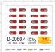 D-0060.4 Rückleuchten LED - Decalsatz 10 Paar 1:87 D-0060.4 Rückleuchten LED - Decalsatz 10 Paar 1:87