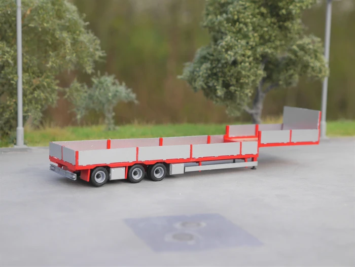 EM136.2 Bausatz für skand. 3achs Auflieger mit Bordwänden