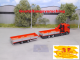 EM184 Bausatz Tandem Hängerzug Pritsche Ladekran mit Bordwände 1:87