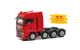Herpa 316965 MAN TGX GX SLT-Zugmaschine 4achs luftgefedert, rot - Formneuheit 1:87