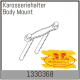 Absima 1330368 Karosseriehalter 1:8 - 2 Stück