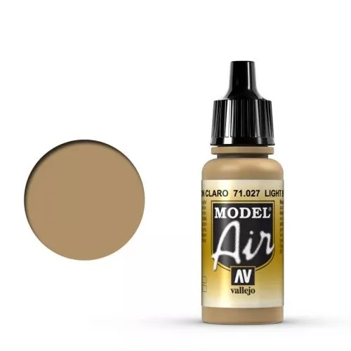VA 71.027 Vallejo Model Air: 027 Light Brown, 17 ml