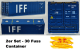 PI12380 2er Set 30&quote; Container IFF, blau 1:87