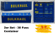 PI12381 2er Set 30&quote; Container BULKHAUL, blau 1:87