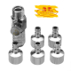 1/8&quote; BSP Schnellkupplung Adapter Airbrushpistole mit 4 x Airbrush Quick Kupplung
