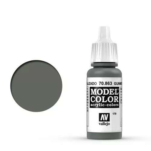 VA 70.863 Model Color 179 Metall Grau (Gunmetal Grey), 17 ml