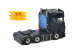 WSI 05-0088 SCANIA CS20N 6x2 Folmer Showtruck Zugmaschine 1:50