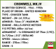 Cobi 2269 Historical Collection World War II Cromwell Mk.IV Bausatz 544 Teile 1 Figur