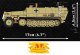 Cobi 3049 Company of Heroes Sd.Kfz. 251 Ausf.D Bausatz 453 Teile 1 Figur