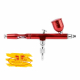 03K333 Profi-Air Brush Airbrushpistole Komplett Airbrush Pistole Double Action Pistolen 0,3mm 7ml ro