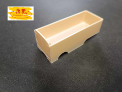 Herpa 0077 - 26564 Kofferaufbau 75 x 24-27 x 28 mm rund zulaufend 1:87