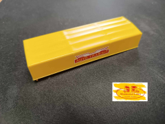 Herpa 0184 - 284003 Planenaufbau für Anhänger Motorwagen 92 x 16-18 x 28 mm schräg zulaufende Plane