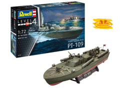 Revell 05147 Patrol Torpedo Boat PT-109 Bausatz 1:72 Bausatz Level 4 mit Farben und Kleber