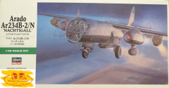 Hasegawa Hobby Kits 09085 Arado Ar234B-2/N Nachtigall - Bausatz 1:48