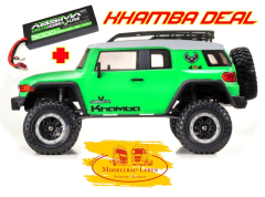 Absima 12021 / 12023-Deal - 1:10 EP Crawler CR3.4 &quote;KHAMBA&quote; Grün RTR + 1* 4140009 LiPo 5000mAh Deal