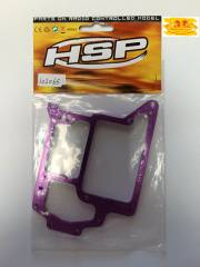 HSP Amewi Alu Tuning Teil violett 102065 Aluminium kleine Radio Platte