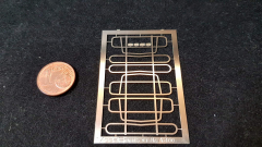 A-100, Ätzteil, Neusilber, Scania R 09 / R13 Rammschutz Nr 2