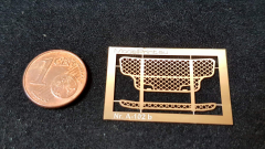 A-102 B, Ätzteil, Neusilber, - Gittereinsatz für A-102 Scania S 2016 Rammschutz