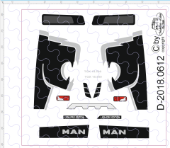 D-2018.0612 - Decalsatz MAN Lion Pro Edition 1 Stück 1:87