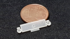 DD-104 - 3 D Druck Zubehör Uni Leuchtkasten 2er Rund RKL - 1:87 - 1 Stk