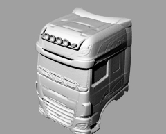 DD-116 - 3 D Druck Zubehör DAF Lampenbügel HoBrFl 4er rund mit RKl