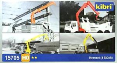 Kibri 15705 Bausatz Ladekräne, 4 Sück 1:87