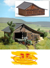 Busch 1508 Holzscheune , Spur H0 1:87