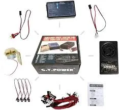 G.T. Power Container Truck Beleuchtungs- und Sprachvibrationssystem für RC-LKW 1/14