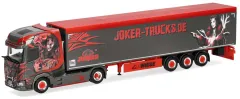 Herpa 319546 Joker Trucks &quote;Tamara&quote;, DAF XG+ vvsp. Schubboden Auflieger 1:87