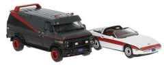 Brekina 90501 GMC Vandura - &quote;A-Team&quote; und Corvette C4 PCX Set 1:87