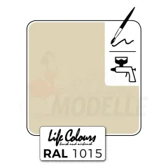 Elita LC071015-GL-015 Life Colours RAL 1015 Hellelfenbein (Taxi) glanz 15 ml