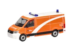 Herpa 098267 Volkswagen VW Crafter Kasten Flachdach Berliner Feuerwehr GW-RettMat Gerätewagen Rettungsmaterial 1 Stück 1:87