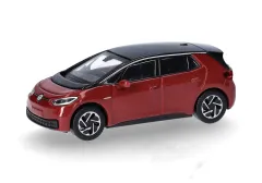 Herpa 431101 Volkswagen VW ID.3, Kings Red Metallic Dach schwarz 1 Stück 1:87