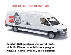 Busch 54600 - Fiat Ducato Kasten, Weiß, Bj. 2014 , H0 Modell 1:87 Neu & OVP, 1 Stück, Sonderpreis, Sale, reduziertes Modell, Schnäppchen, Preisknaller