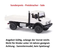 Busch 60264 - Bausatz: MB Unimog U 5023, H0 Modell 1:87 Neu & OVP, 1 Stück, Sonderpreis, Sale, reduziertes Modell, Schnäppchen, Preisknaller