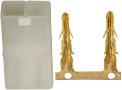 71320 - JST TAM Stecker vergoldet weiß