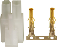 71321 - JST TAM Buchse vergoldet weiß