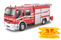 Bburago 18-32002 Renault Premium Feuerwehr Löschfahrzeug Vigili del Fuoco 1:50