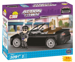Cobi 1803 Action Town Sports Car Convertible 109 Teile, 1 Figur