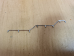 Herpa Reling Ätzteil für Wrecker 1 Stück chrom