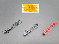 Herpa 0619 DAF XF 2 achs Fahrgestellunterteil Version 1