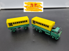 Herpa 137 MB SK Hängerzug Schenker
