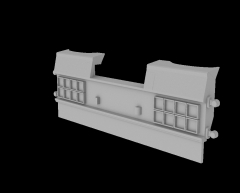 DD-122 - 3 D Druck Zubehör DAF Heckanschluß 106 Version 2