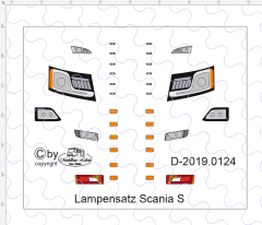 D-2019.0124 - Decalsatz Scania S Lampen 1:87