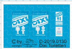 D-2019.0130 - Decalsatz Dixi Toiletten 1:87