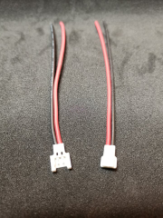 120219 - 2 Pin Stecker Buchse mit 9 cm Anschlusskabel 1 paar (Walkera Molex)