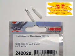 HS 242020 Harder & Steenbeck Ersatzklingen für Mask-Master Konturenschneider 2 Stück