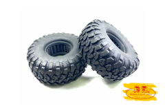 Absima 2500037 - Zubehör Reifenset Crawler 1.9&quote; m. Einlage 120mm 2 Stück