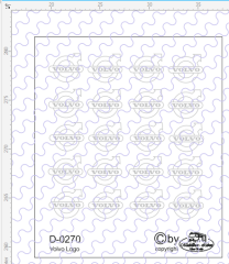 D-0270 - Decalsatz Volvo Logo 10 Paar 1:87